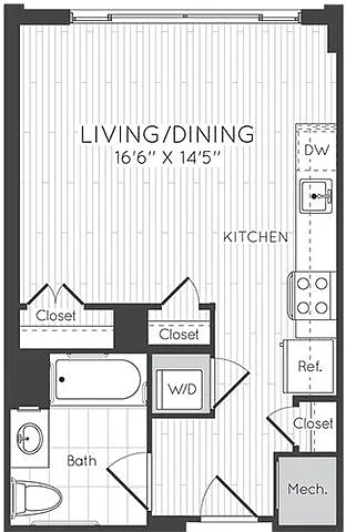 Floor plan Studio