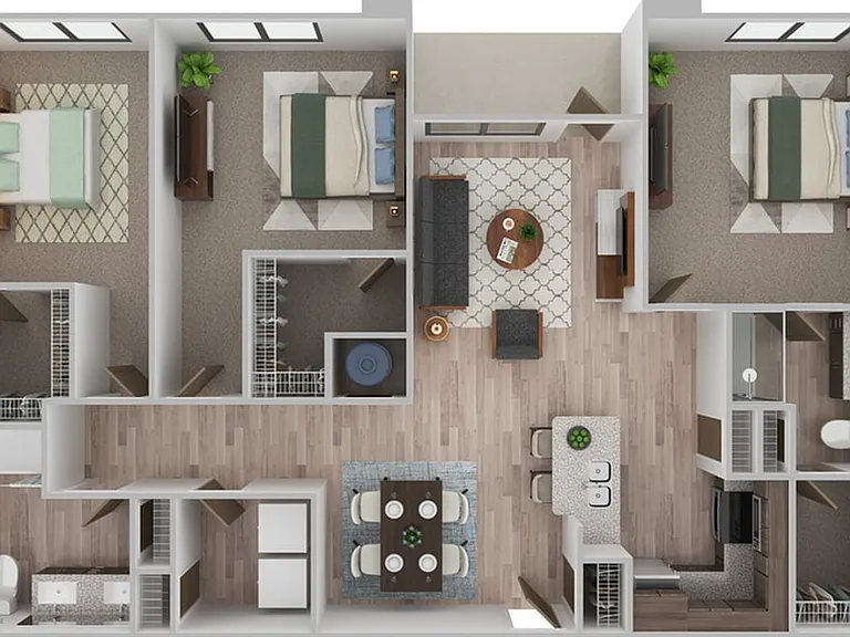 3 Bedroom | 2 Bath | 1420 SF 3 Bedroom | 2 Bath | 1420 SF
