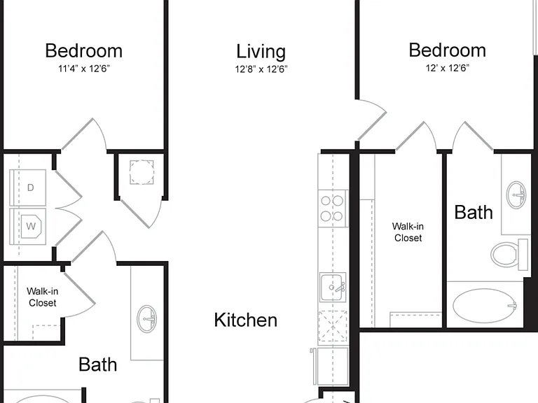 B1HC | 2x2 | 1064 sq ft B1HC | 2x2 | 1064 sq ft