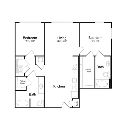 Floor plan B1HC