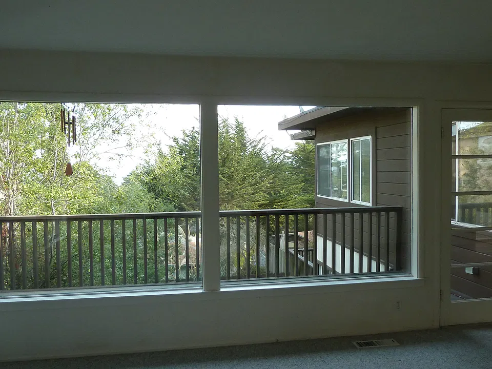 Living Room with Ocean-Facing Balcony