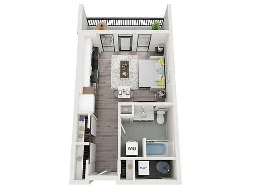 Floor plan Studio S1