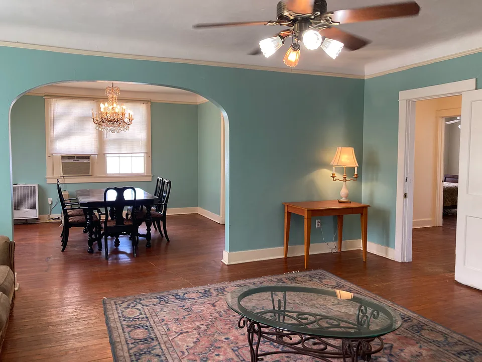 Living room & dining room