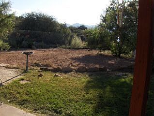 Fenced yard
