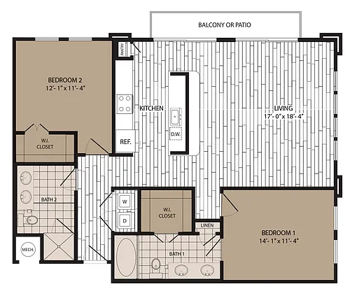 Floor plan B4 Essential Housing