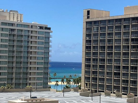 Beginning of Waikiki Beach, as taken from Unit.