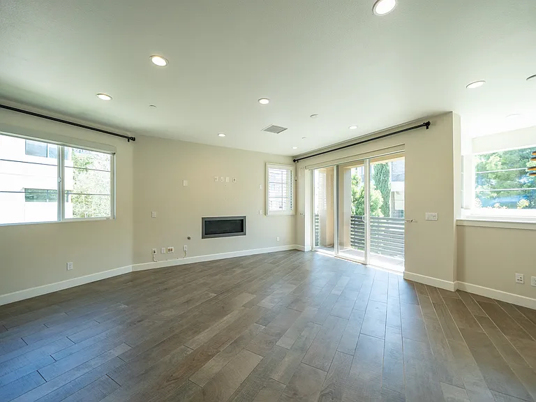 2nd Floor - Living Room with Fireplace