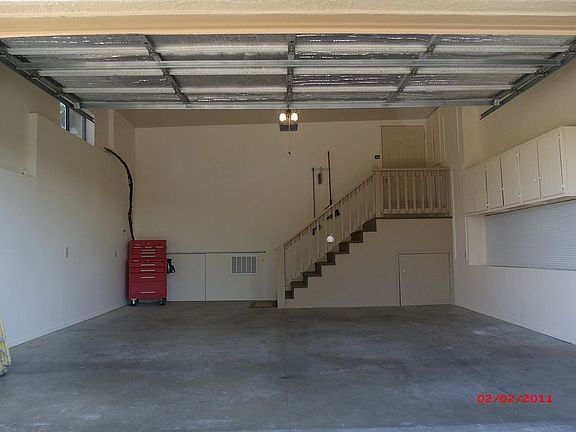2 car garage with storage