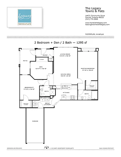 Floor plan Amethyst 2.2