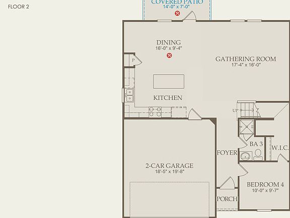 Sandalwood Floor Plan, Quick Move-in Home, Floor 1