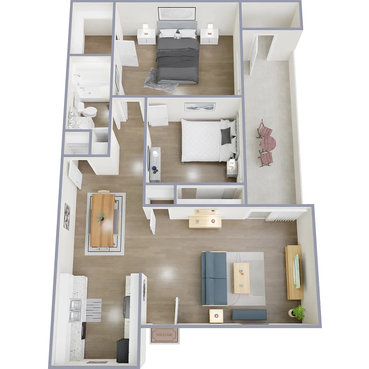 Floor plan B1
