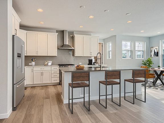 Homesite 143 Kitchen Dining - Virtually Staged