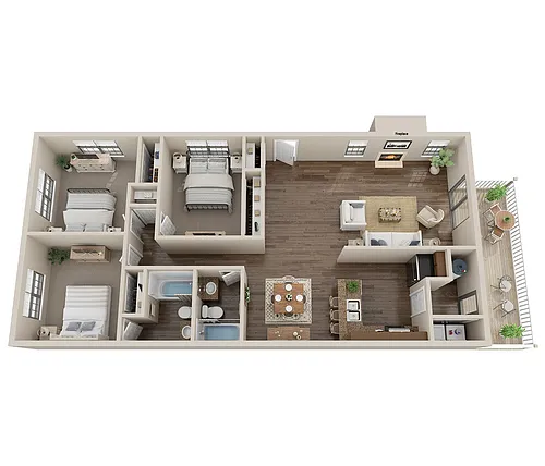 Floor plan The Sesquil