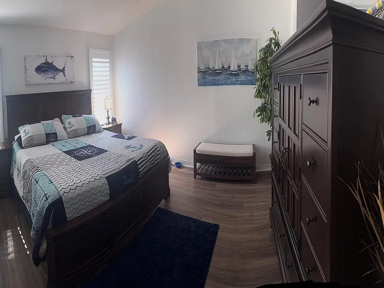 Master Bedroom with loads of storage and a huge Walk-in closet