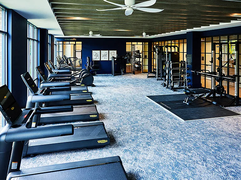 Fully-equipped fitness center