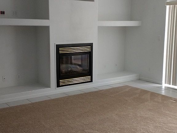 family room with fireplace