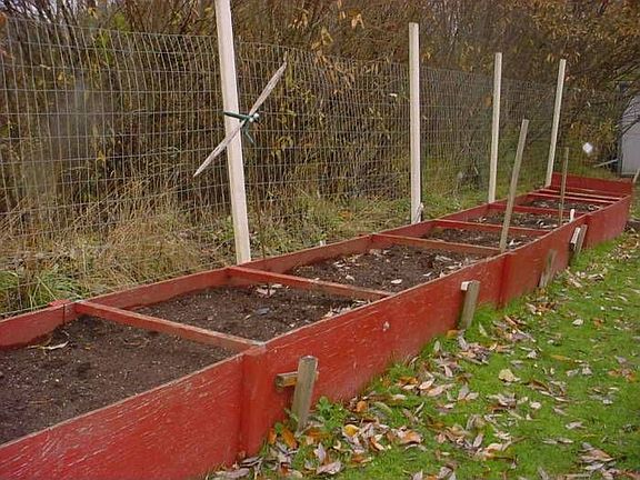 Raised garden beds