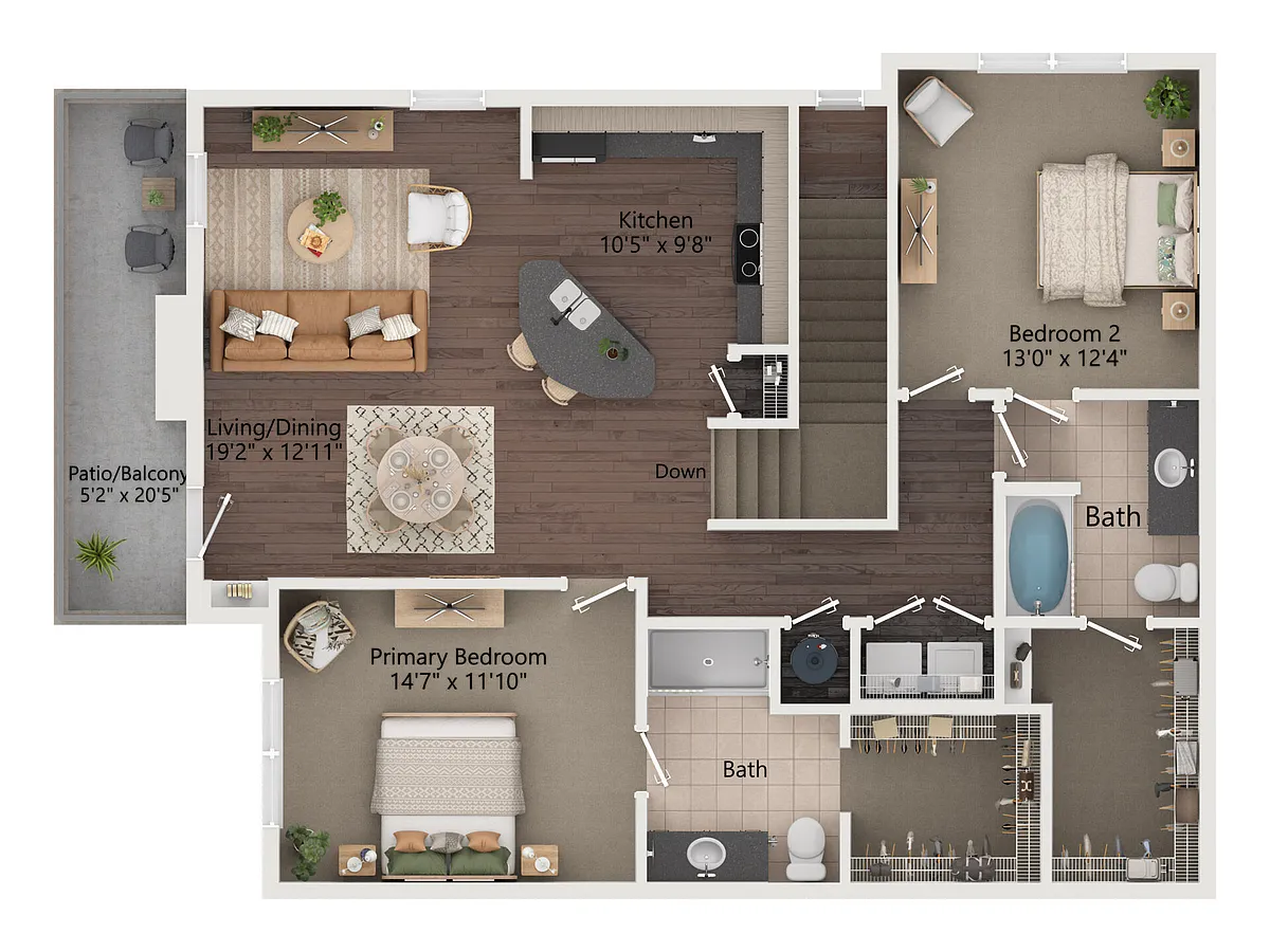 Floor plan C2B