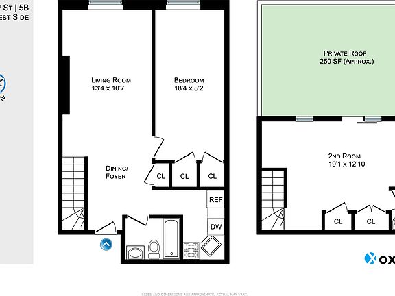 2nd image of 32 W 73rd St APT 5B