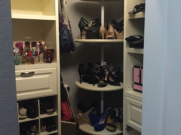 Her walk-in closet