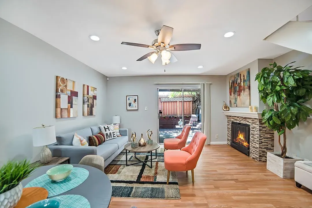 Living Room and Dining - 316 Lynn Ave