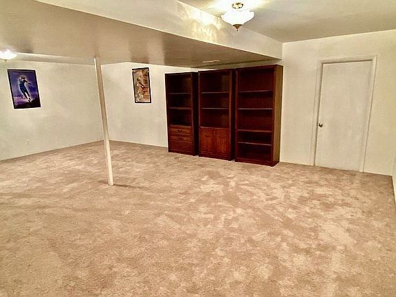 Finished side of basement