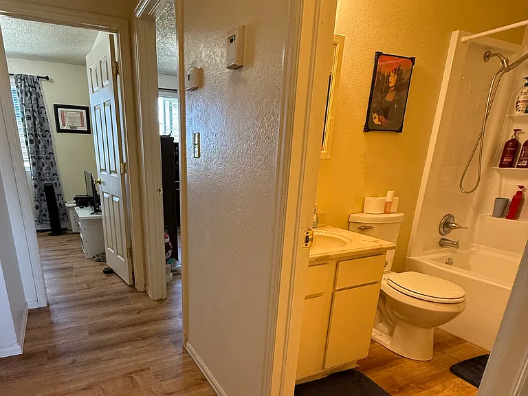 2nd Floor:
New tub and surround, vanity and mirror.