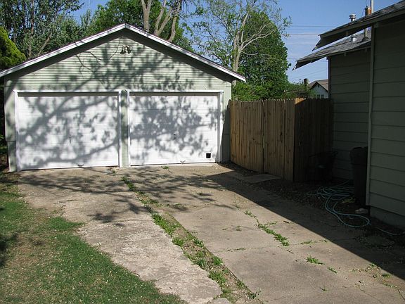 Two car detached garage.