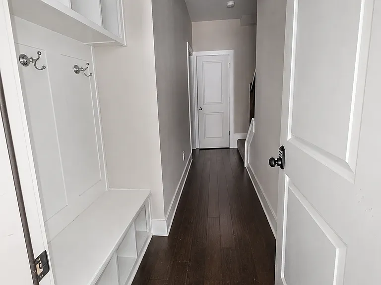 bottom level entryway and mudroom