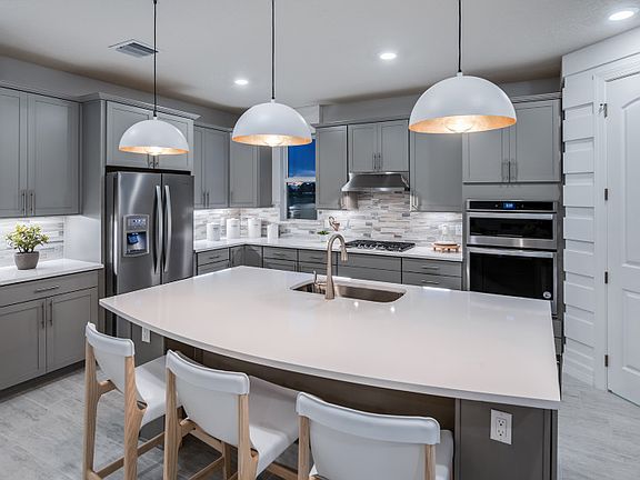 Gourmet Kitchen with Large Center Island