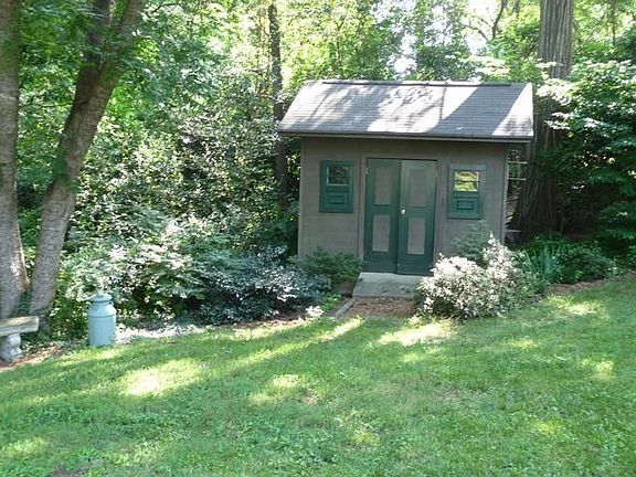 Garden Shed in Back Yard