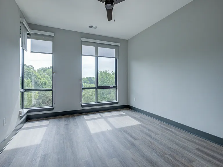 Bedroom with Large Windows