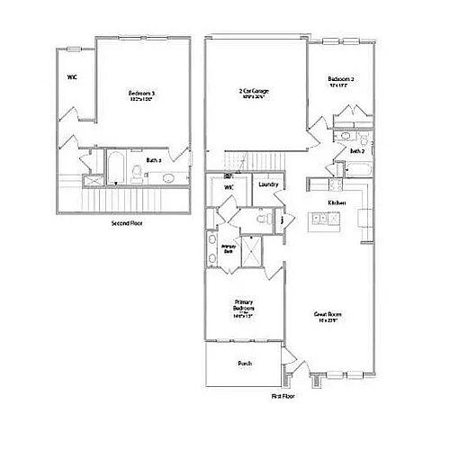 Floor plan Bluebonnet