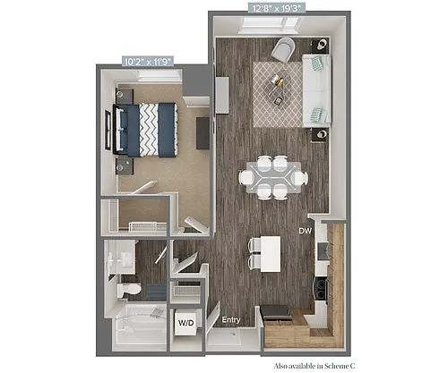 Floor plan A12_687-688