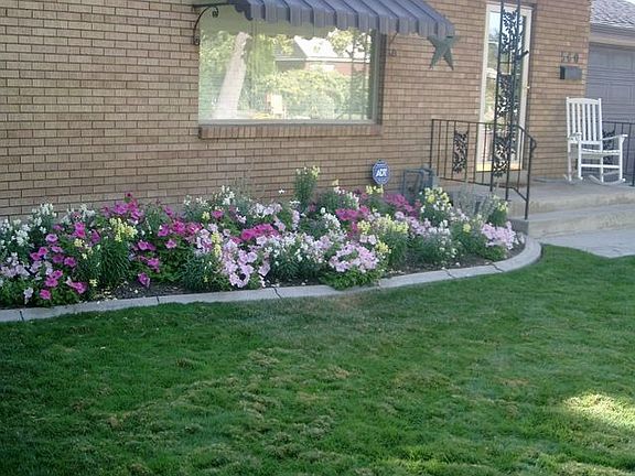 Front Flower Bed View