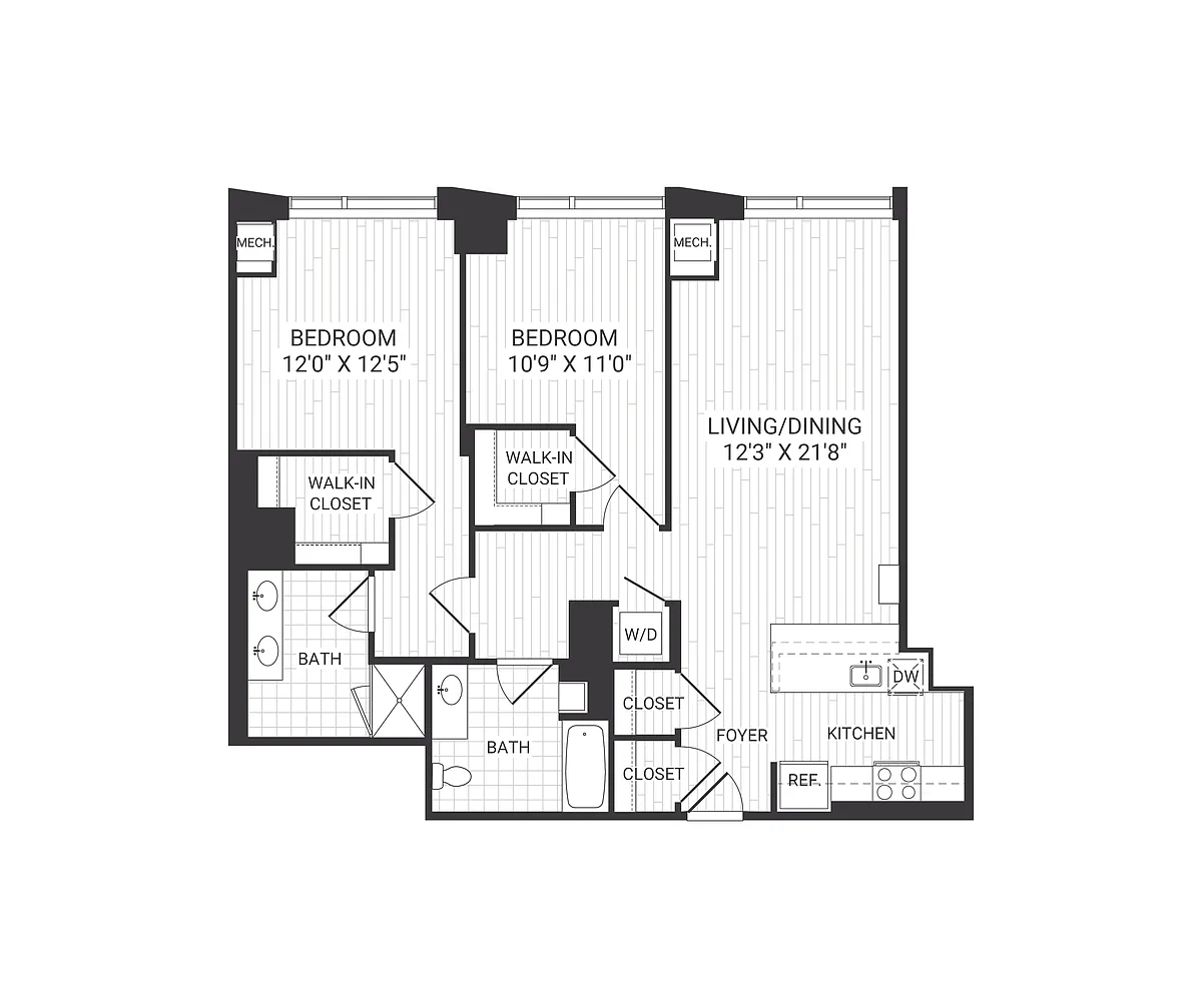 Floor plan B10B