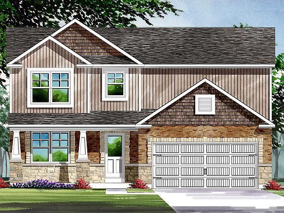 Elevation C with optional masonry - Optional Elevation