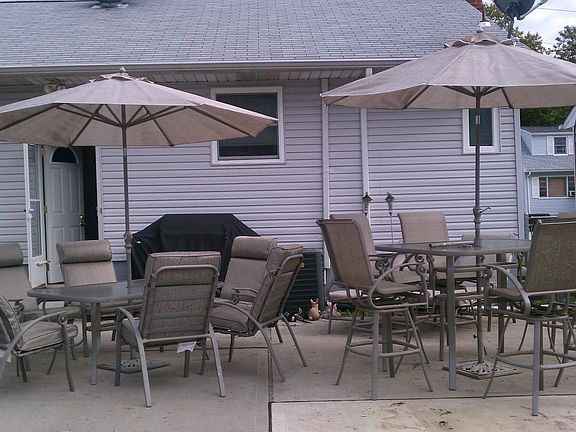 Patio set up