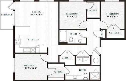 Floor plan C1