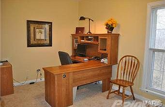 Third bedroom doubles as home office.