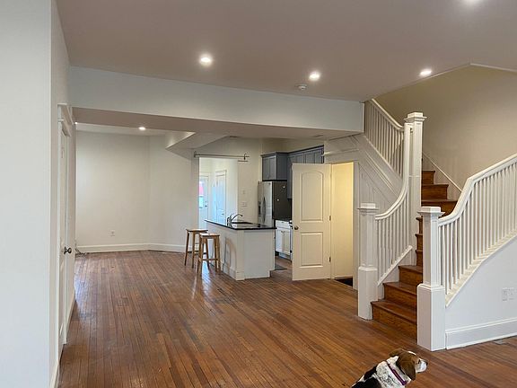 Open floor plan living dining room