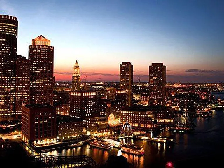 Boston City Skyline Views