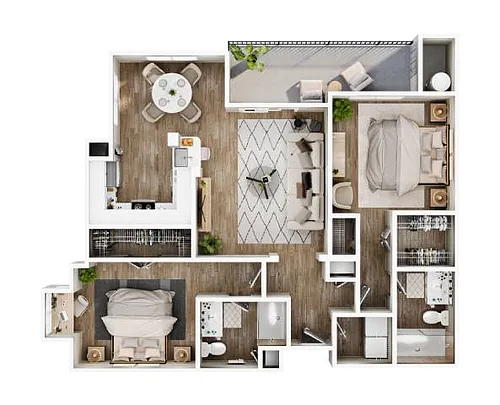 Floor plan B2R