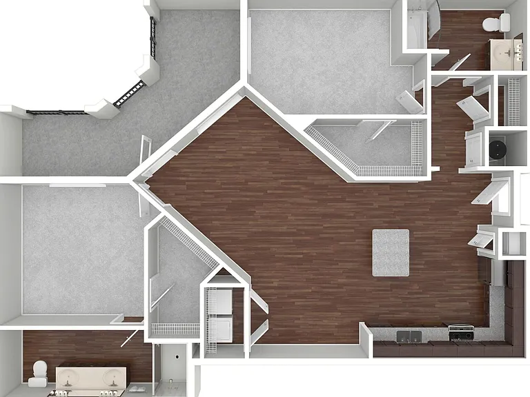 Tradition floor plan Junction Six Forks