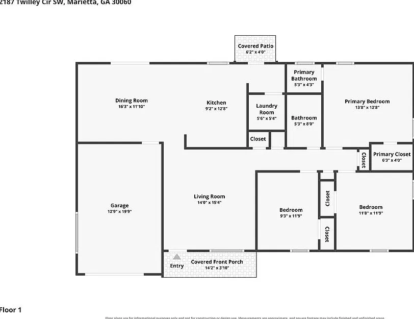 3 bed, 1.5 bath, 1241 sqft, $1,715 — Photo 2