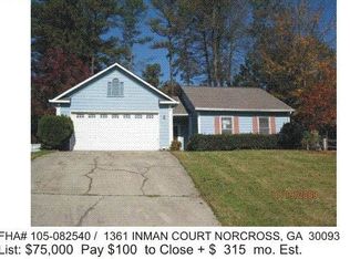 1361 Inman Ct, Norcross, GA 30093