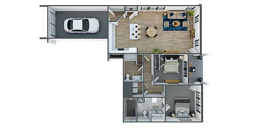 Floor plan Manor A