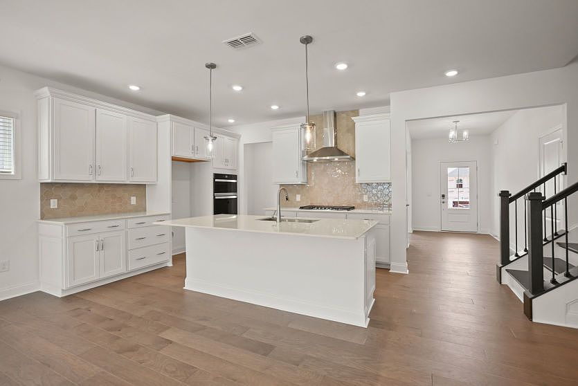 Spacious Kitchen with an Island