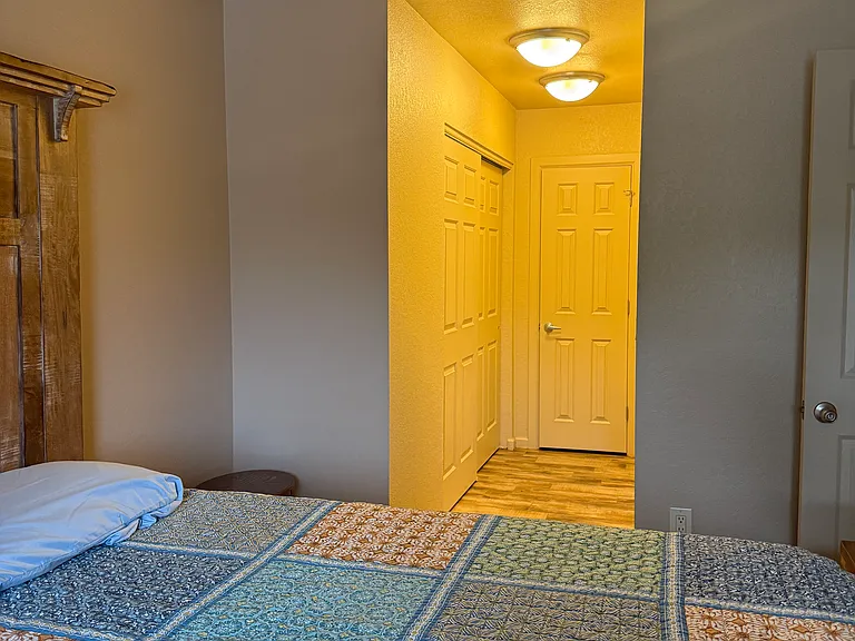 Linen Closet view in master bedroom