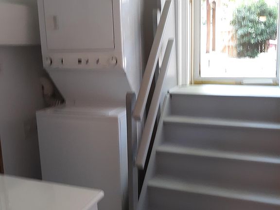 Laundry room going out to back yard